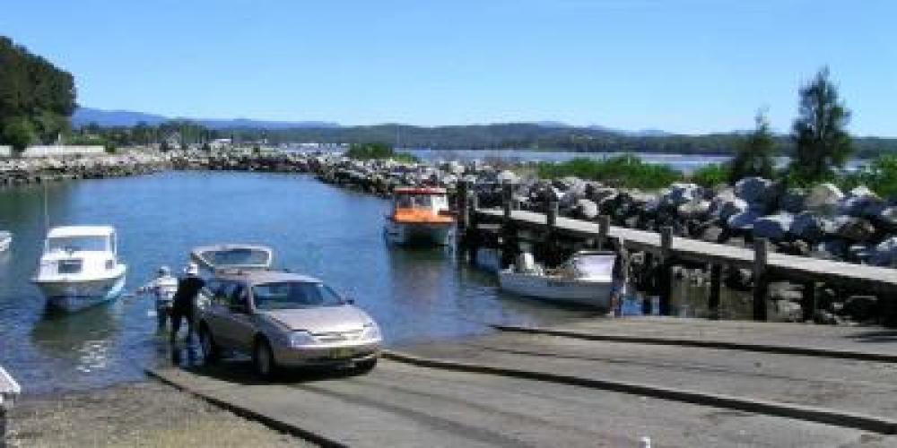 Boat Ramp Access at BIG4 Batemans Bay at Easts Riverside Holiday Park